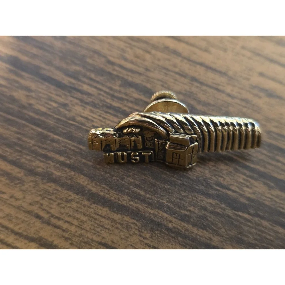 Vintage MUST Medical Unit Self-contained Transportable Quonset Hat Vest Pin C34